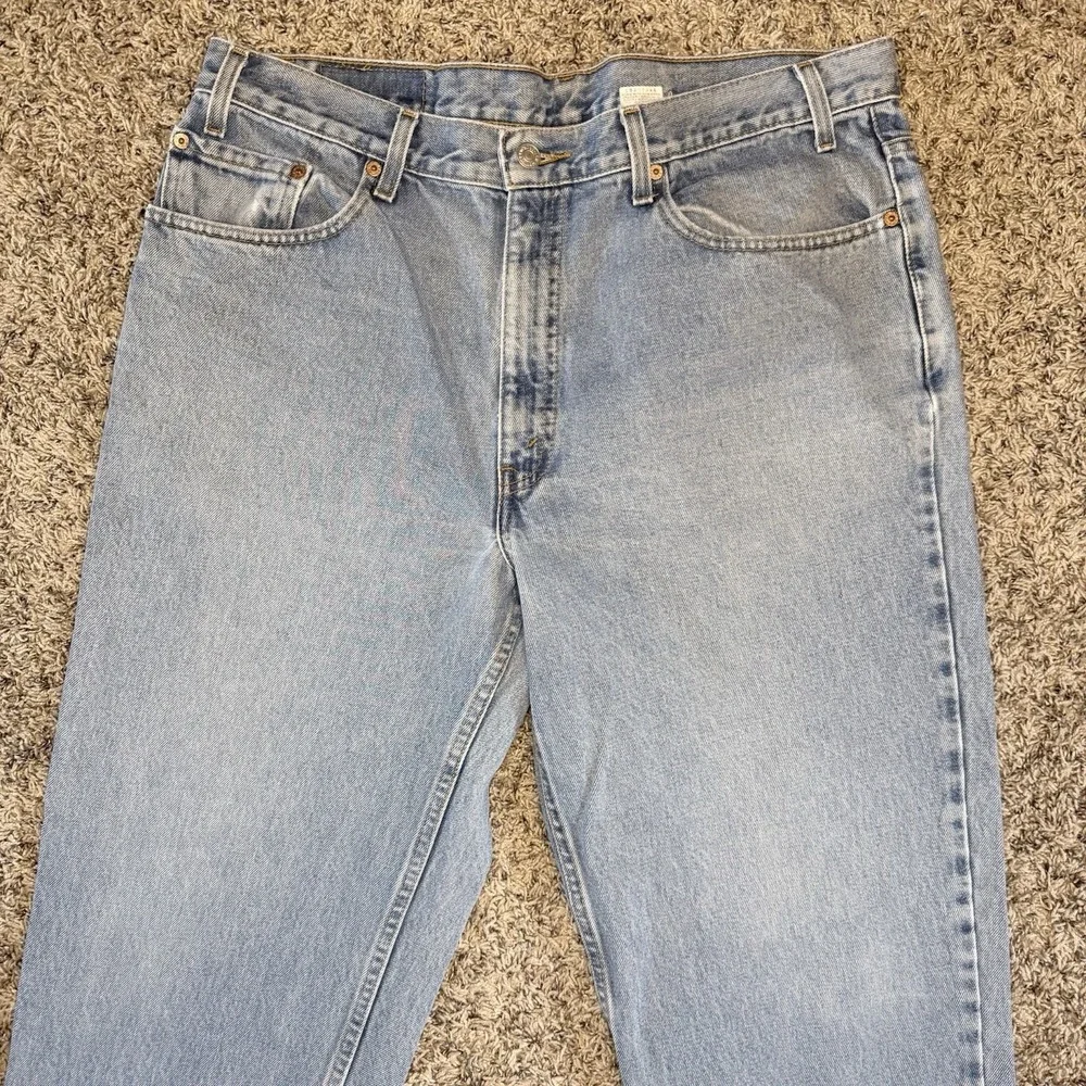 Vintage Levi's 550 Jeans Mens 38x30 Blue Denim Light Wash Regular Relaxed 90s